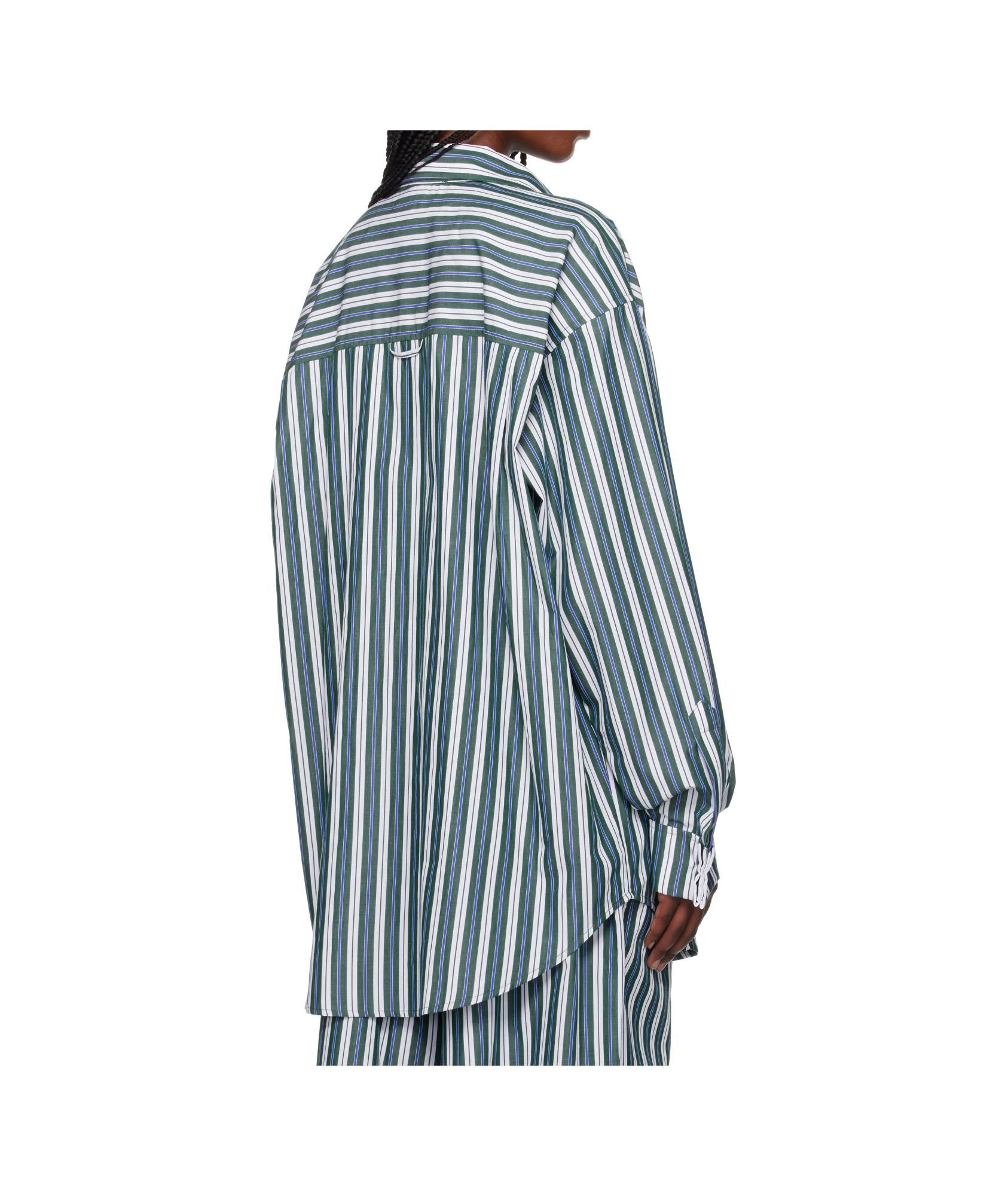 Remain Birger Christensen Remain Oversized Striped Cotton Shirt In Multi
