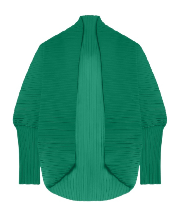 Max Mara Pleated Fabric Shrug
