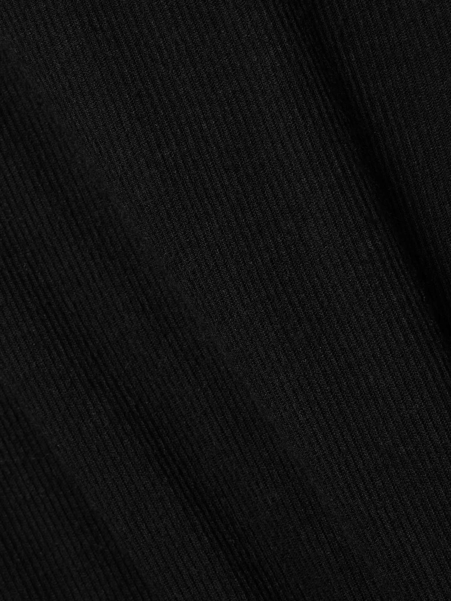 Khaite Round-neck Jersey Dress In Black