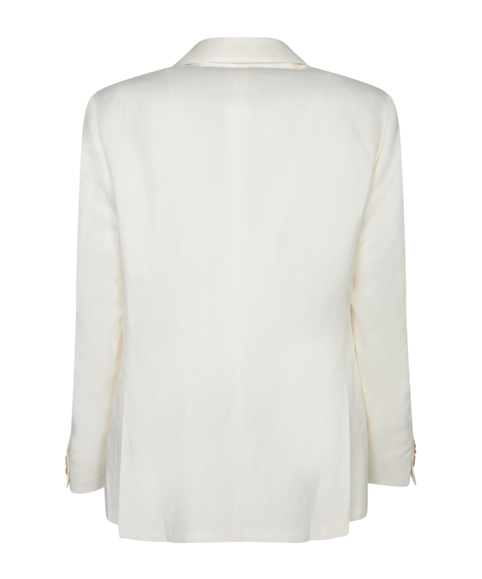 Canali White Linen Jacket In White