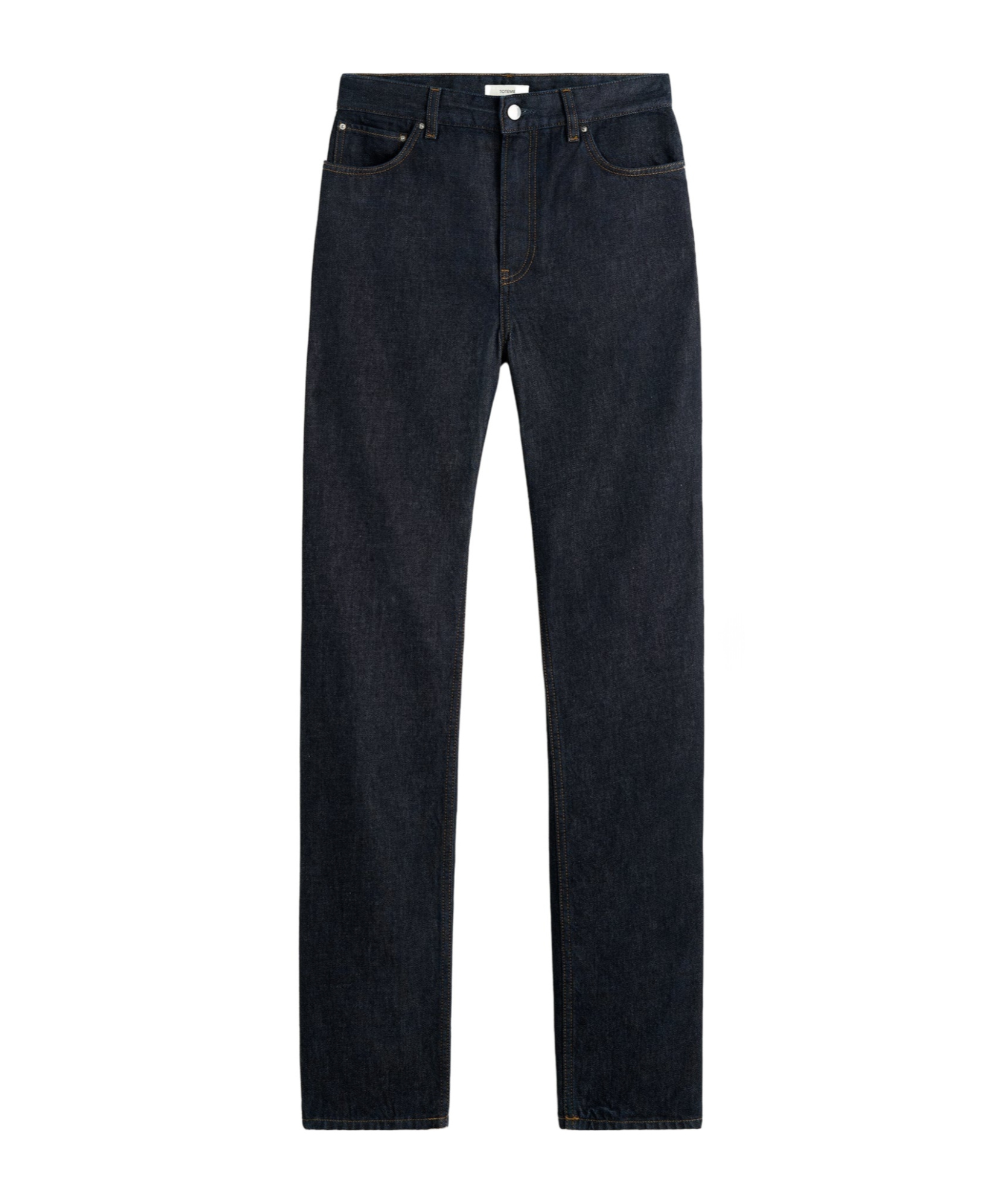 Totême High-waisted Slim-fit Jeans In Blue