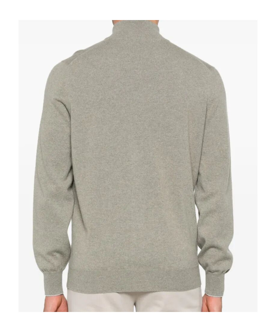 Brunello Cucinelli Cashmere Cardigan In Gray