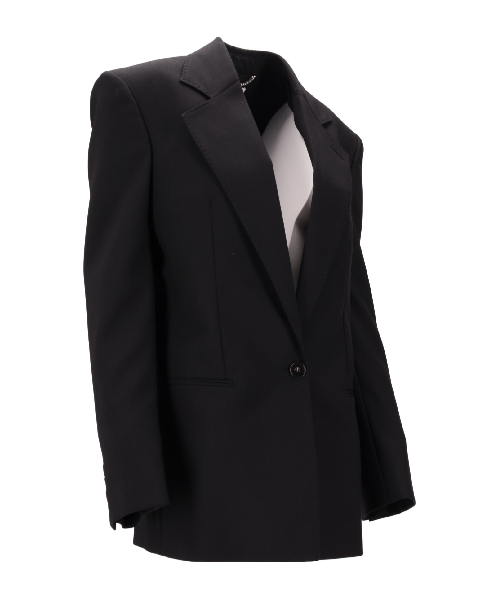 Stella Mccartney Single-breasted Blazer In Black