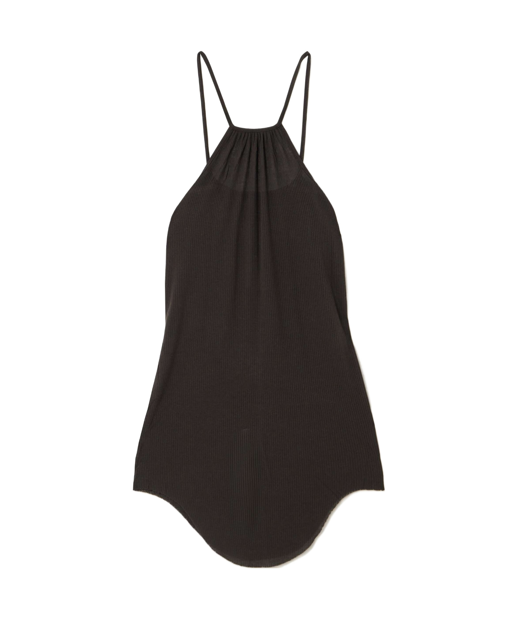 Rick Owens Rib Knitted Vest In Black