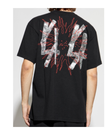 44 Label Group Graphic-print T-shirt In Black