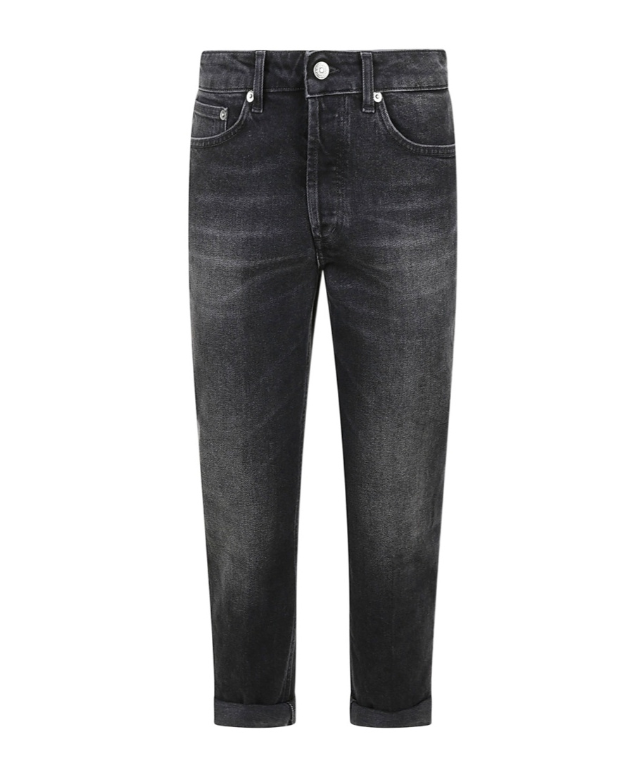 Dondup Belt-loop Jeans In Black