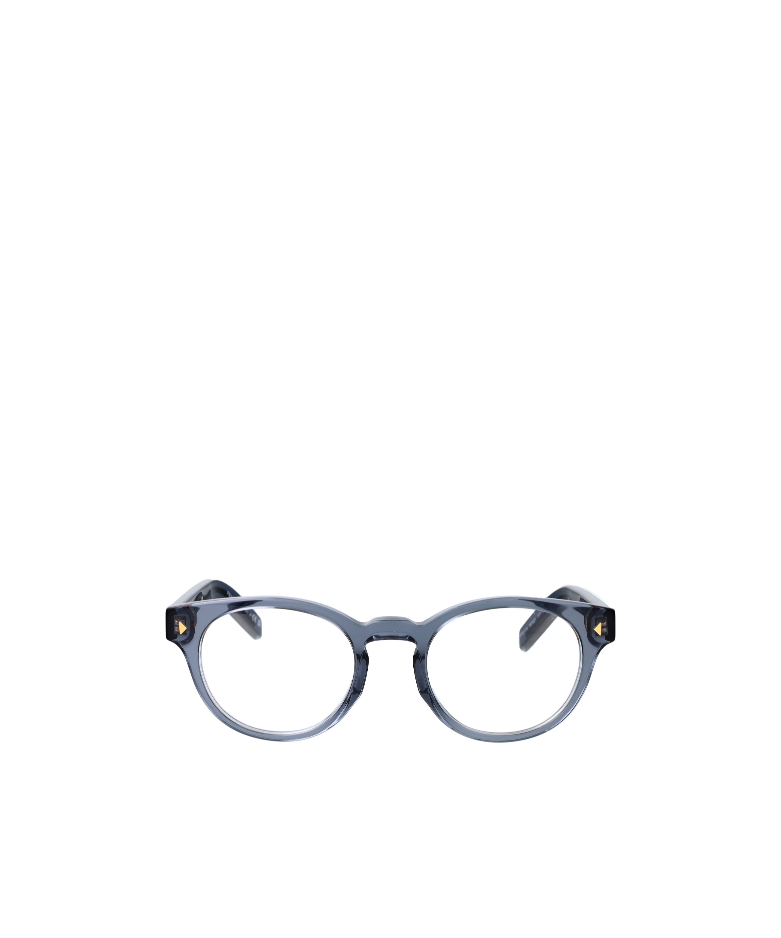 Prada Eyewear Round Frame Glasses In Gray