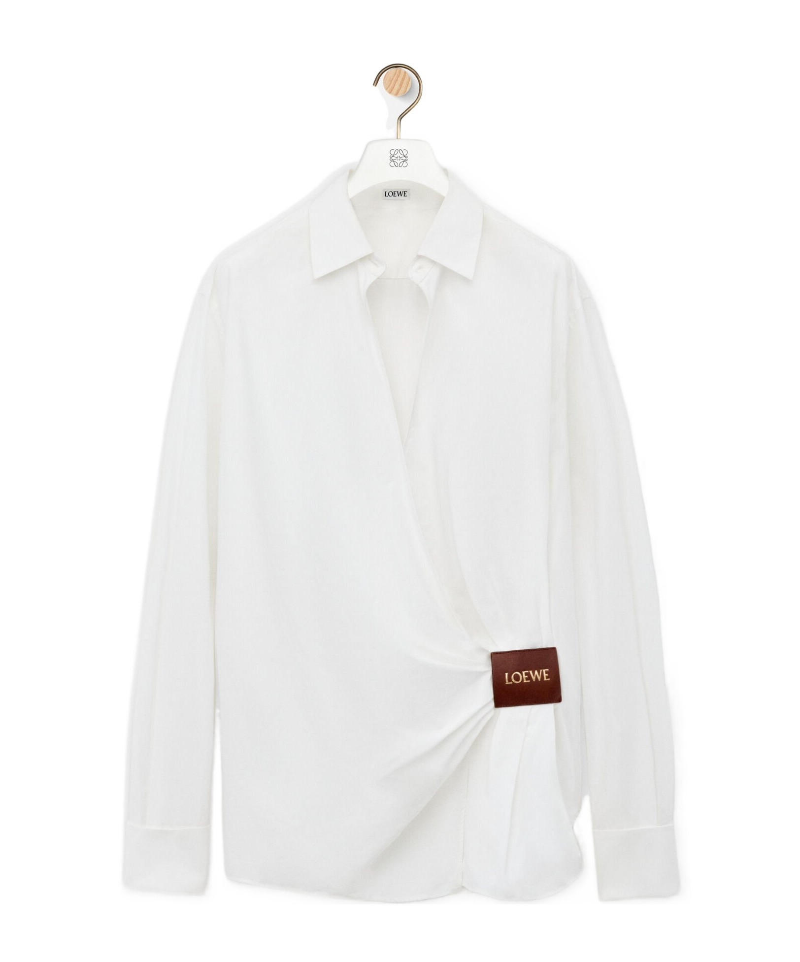 Loewe Long-sleeved Shirt In White