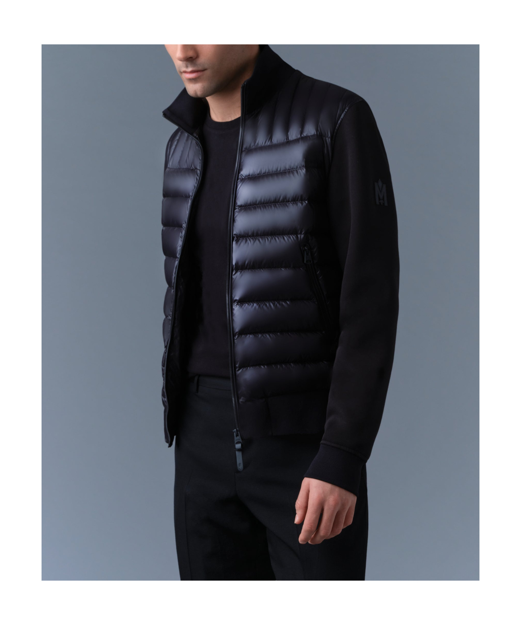 Mackage Collin-r Quilted Down Puffer Jacket In Black