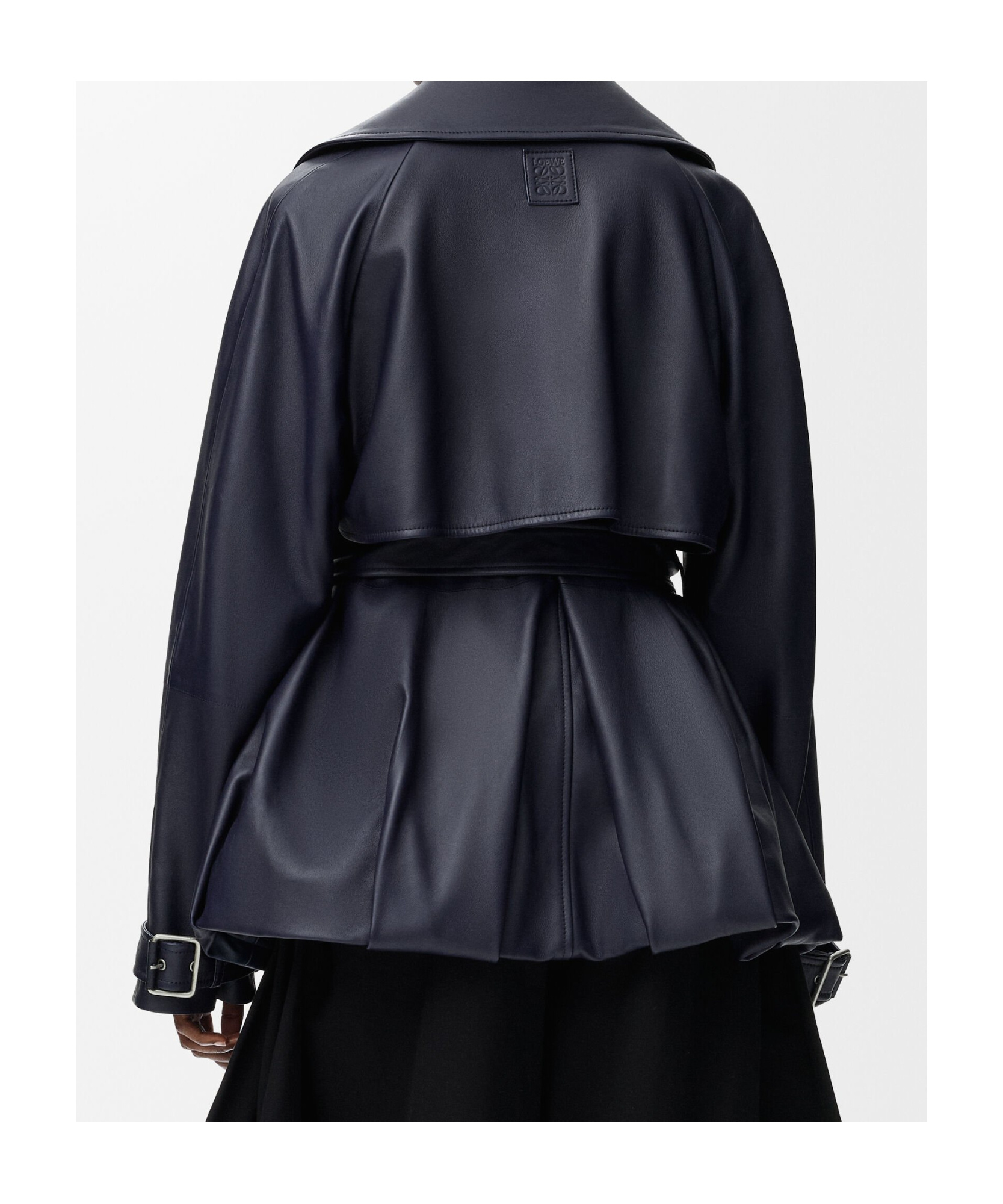 Loewe Jacket In Nappa Lambskin In Blue