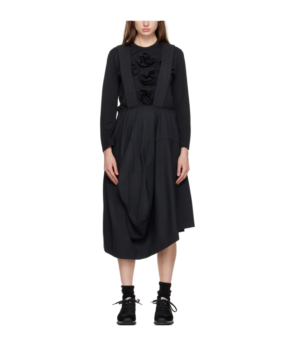 COMME DES GARÇONS ZIPPERED STRAP SKIRT 