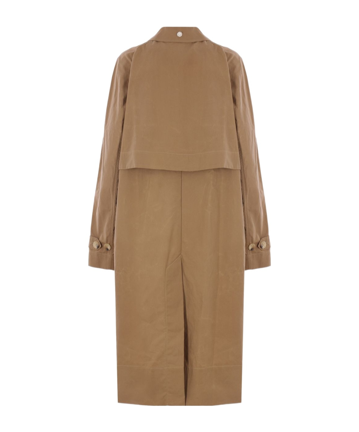 Simone Rocha Daisy Trench Coat In Brown