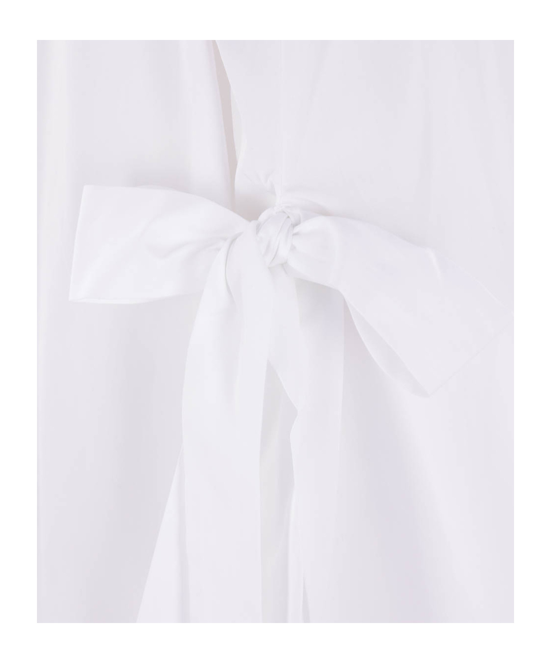 Cecilie Bahnsen Tie-cuff Cotton Shirt In White