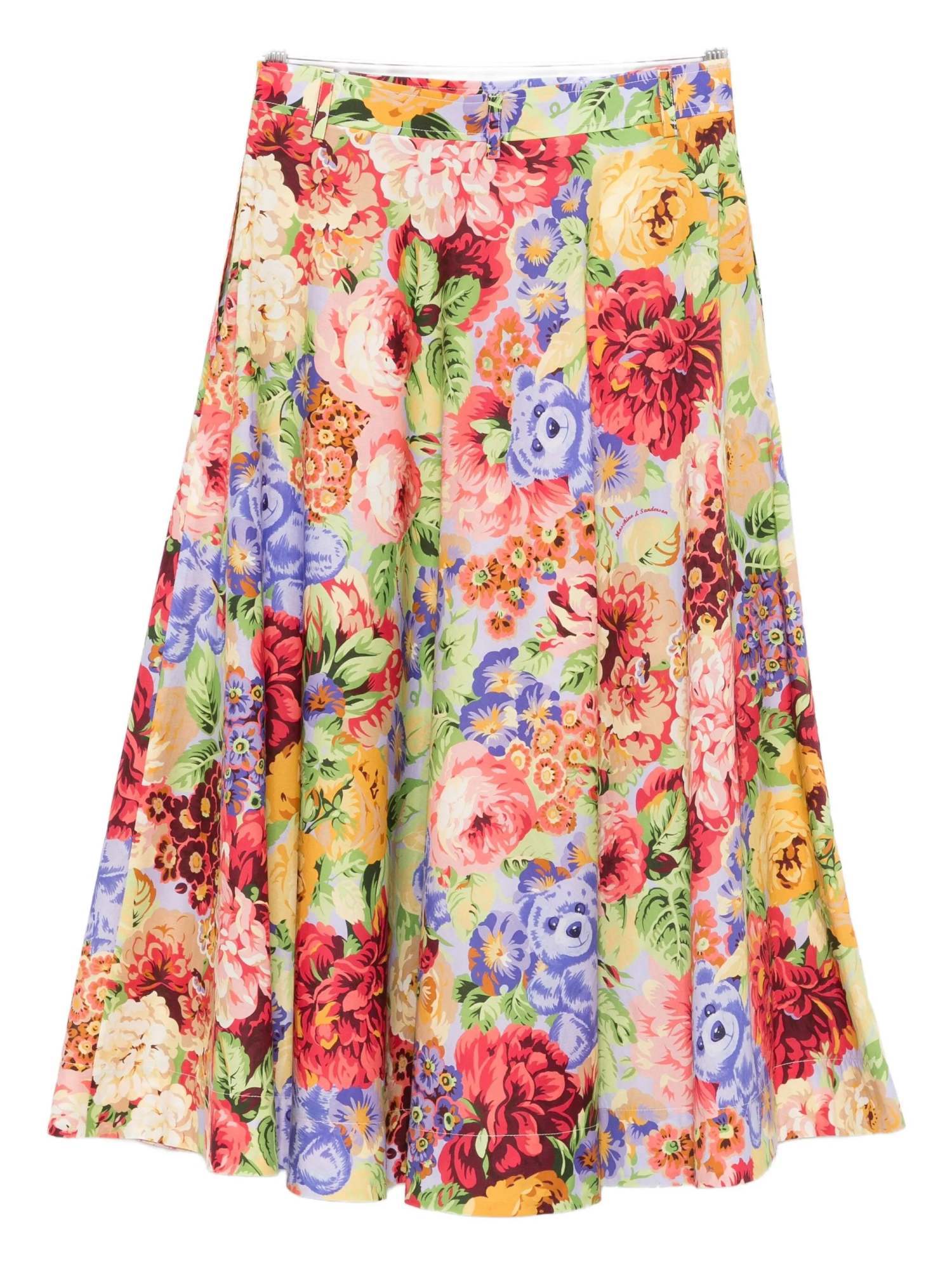 Moschino Floral-print Skirt In Multi