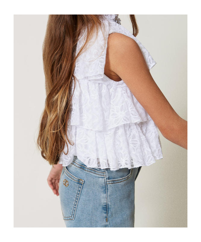 Twinset Tiered Lace Top