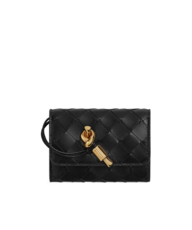 Bottega Veneta Andiamo Small Envelope In Black
