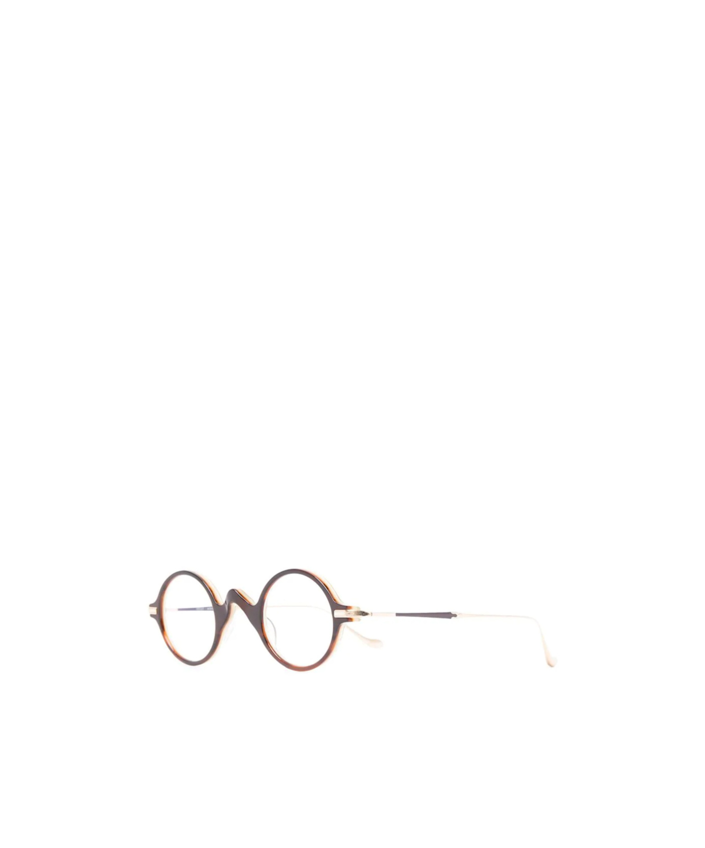 Matsuda Round-frame Glasses In Brown