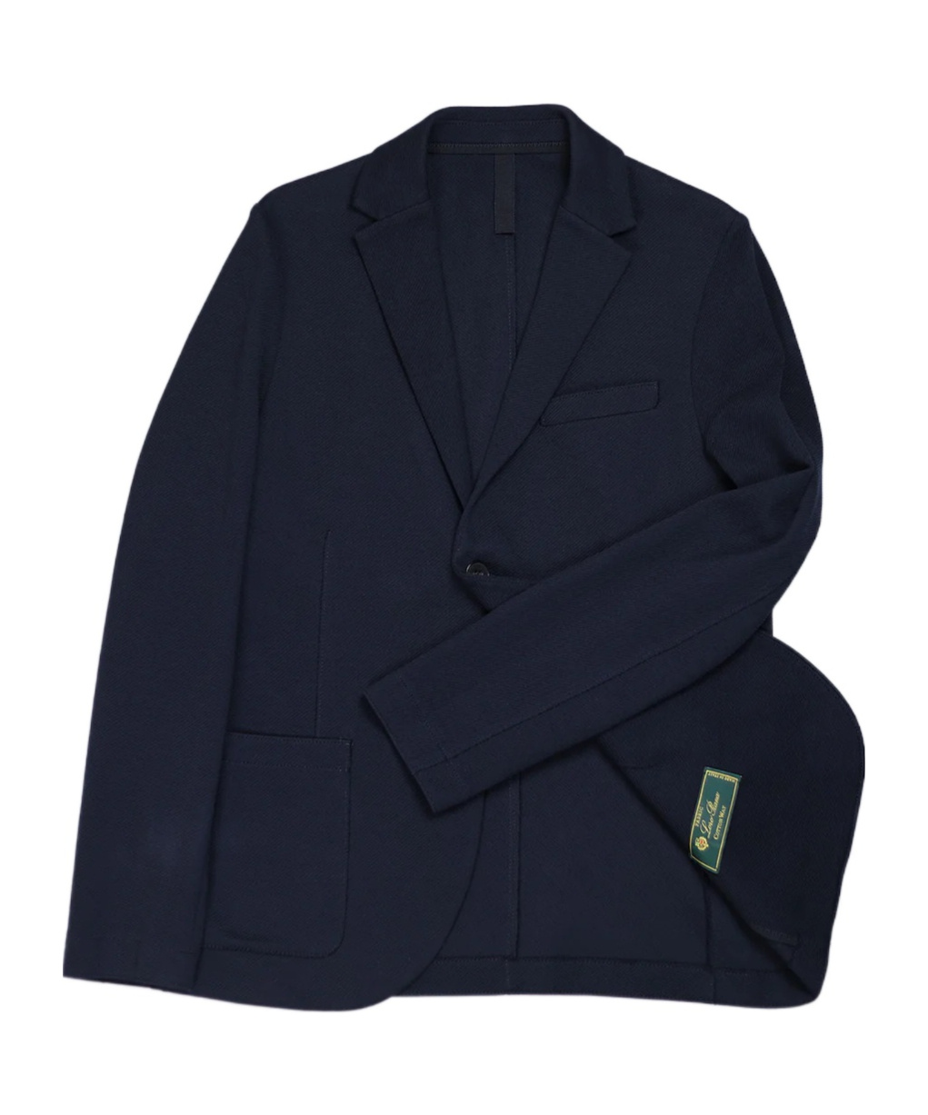 Harris Wharf London 2b. Blazer Diagonal Crafted With Loro Piana Fabric