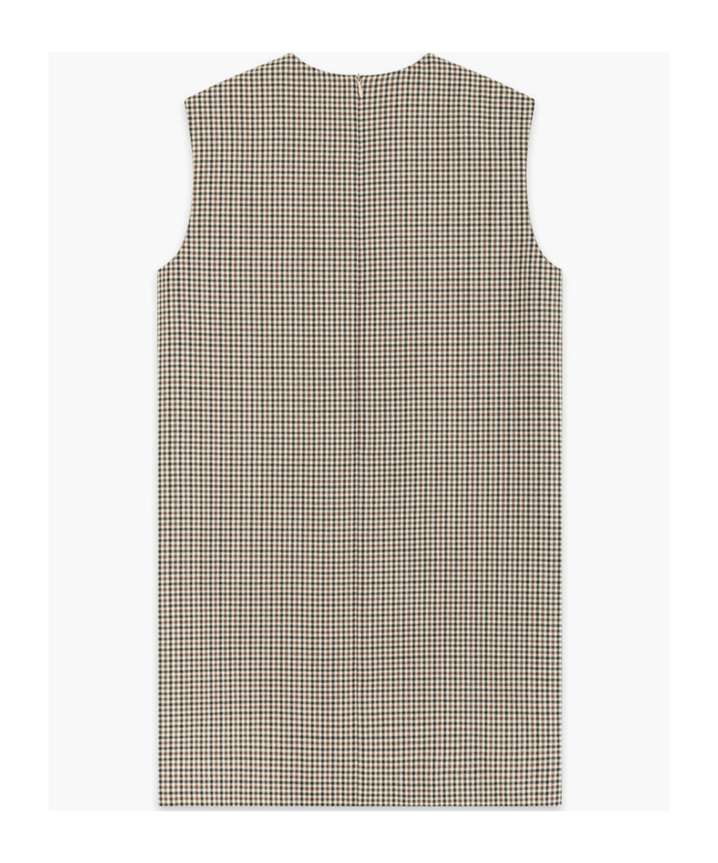 We11 Done Check Mini Dress In Multicolor