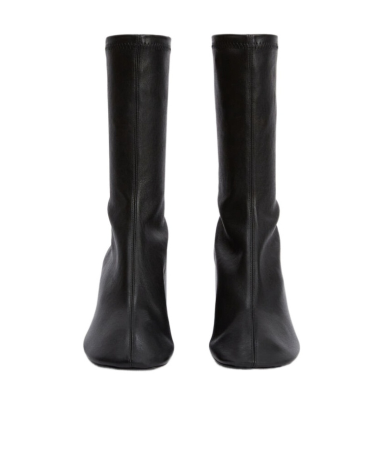 Jil Sander Block-heel Ankle Boots In Black