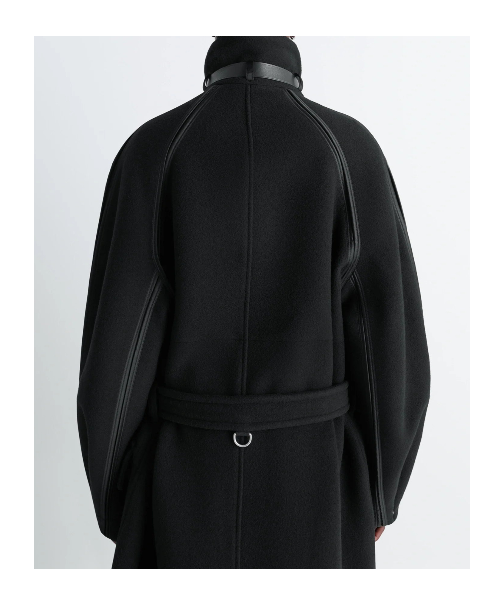 Lemaire Duffle Coat In Black