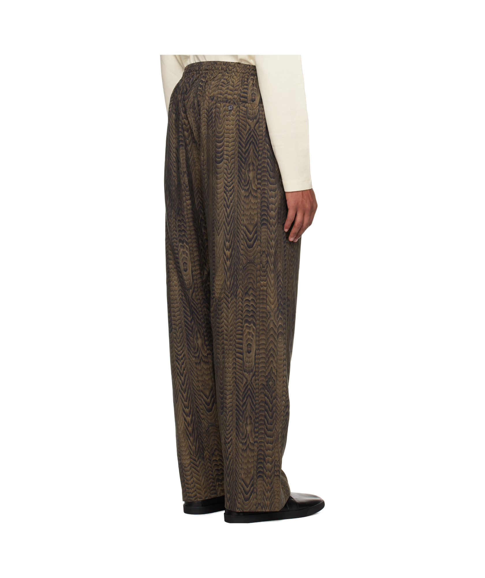 Lemaire Printed Pajamas In Brown