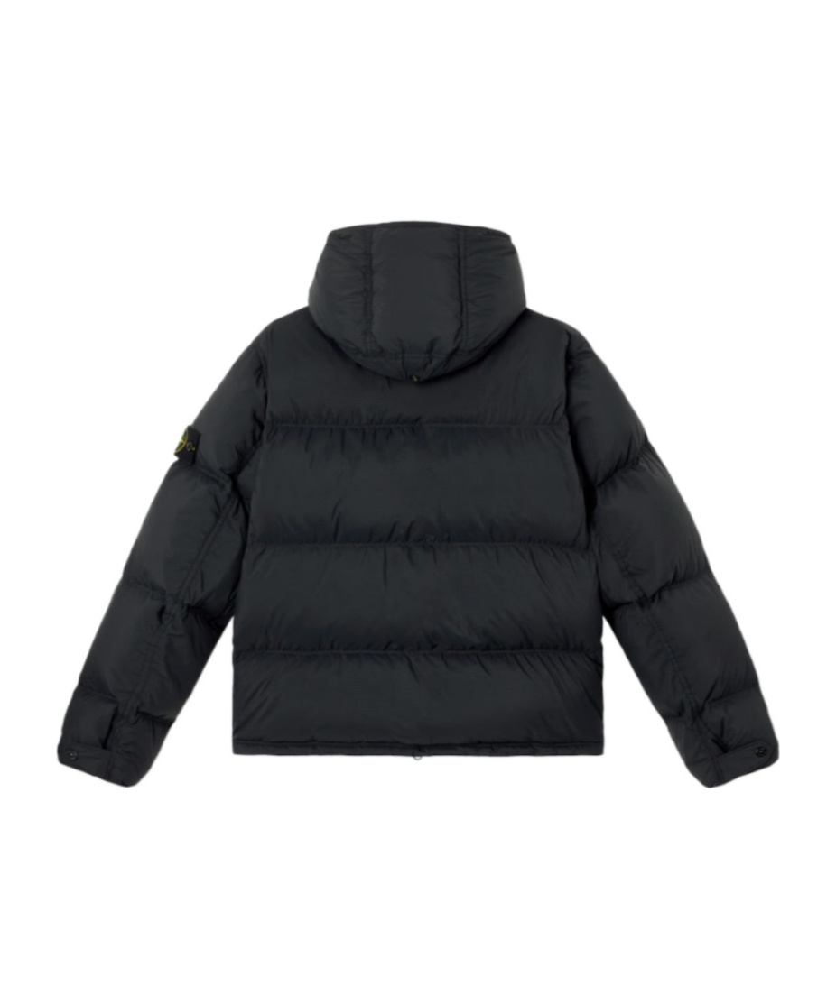 Stone Island Down Parka In Cordura Ripstop Matt Nylon Clothing In Blue