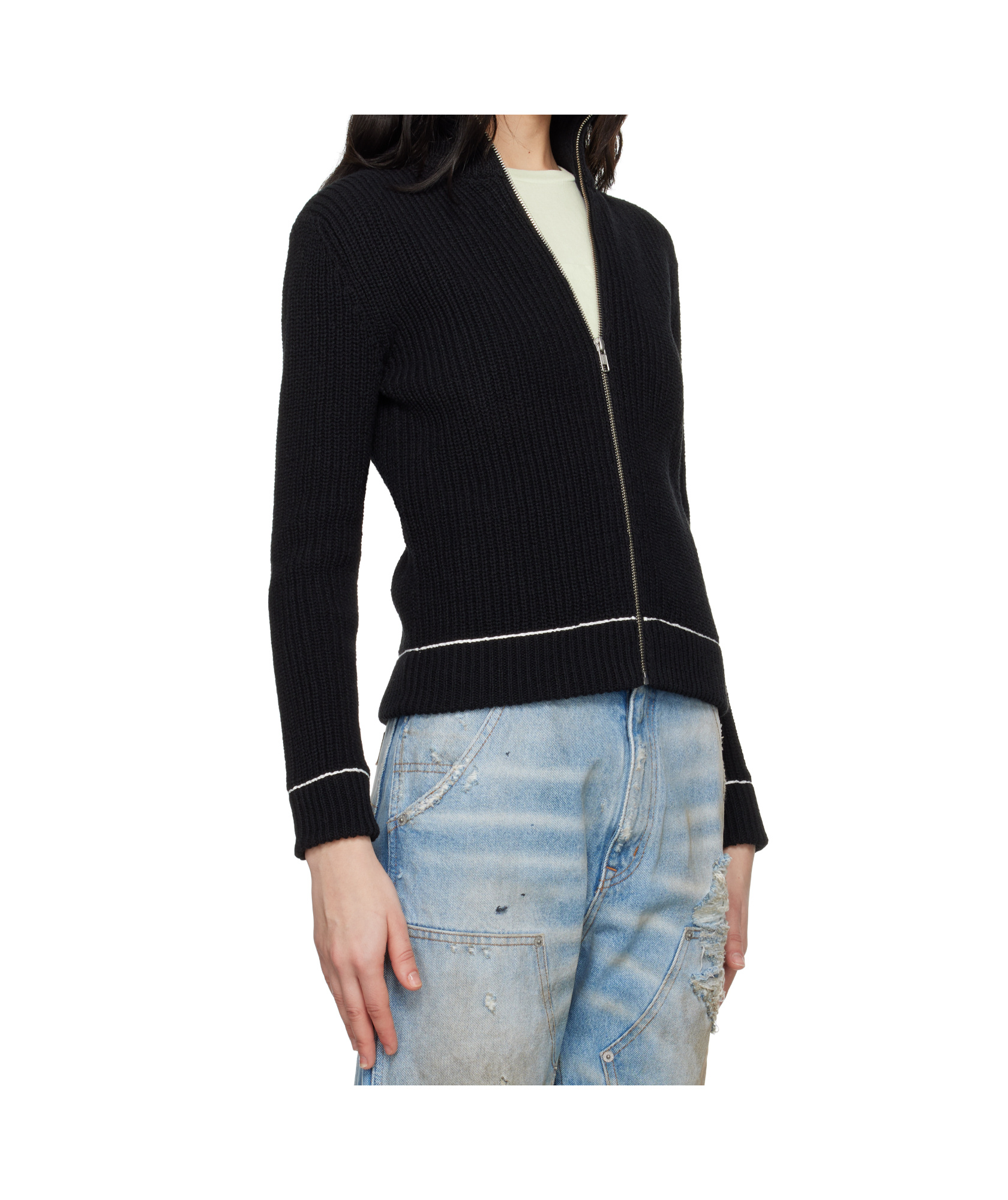 MM6 MAISON MARGIELA SLITTED CAMIONNEUR TRACK JACKET