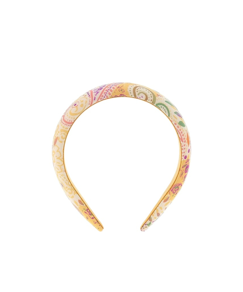 Etro Pattern Hair Accessories In Yellow