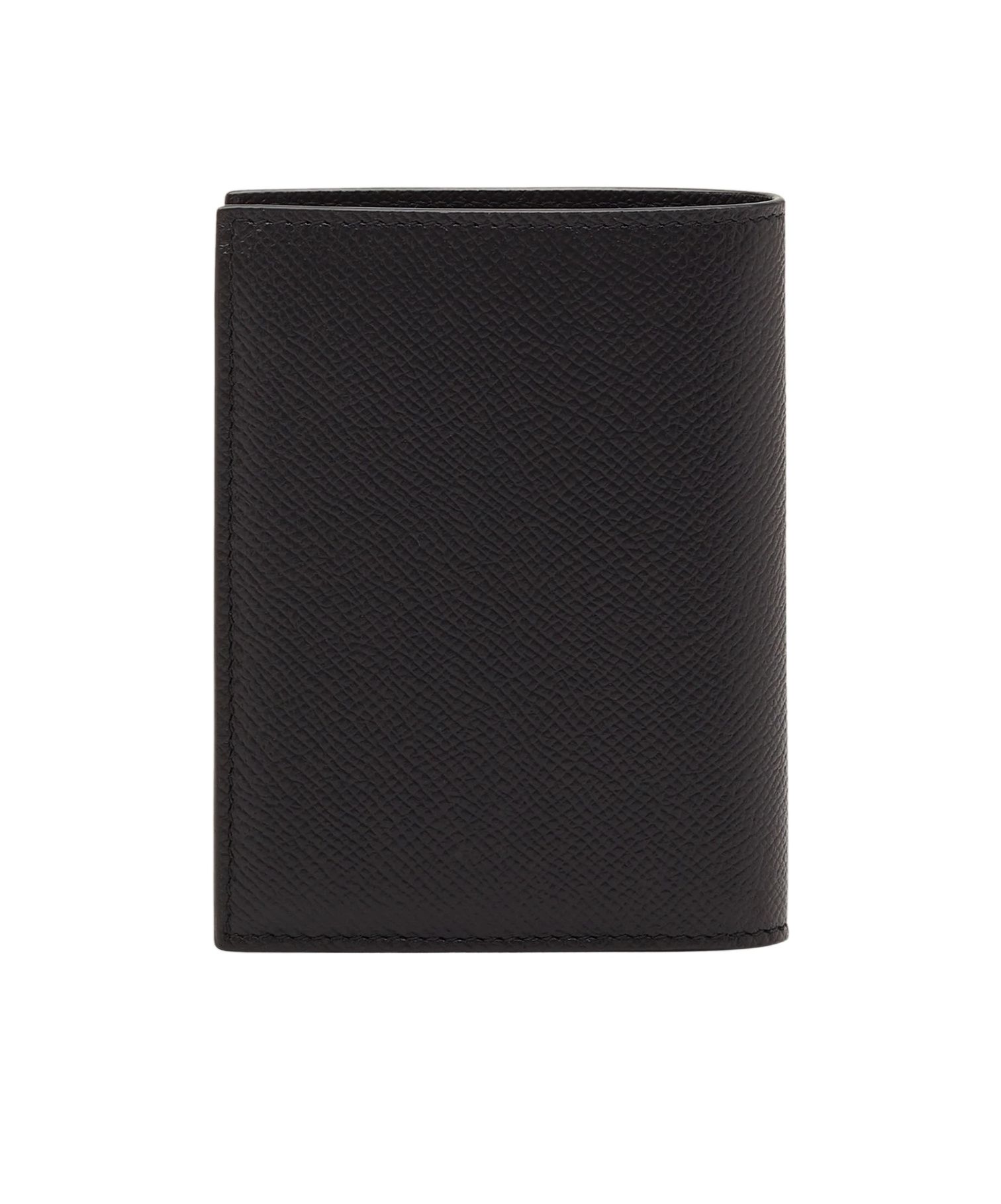 Shop Ferragamo Gancini Compact Wallet In Black