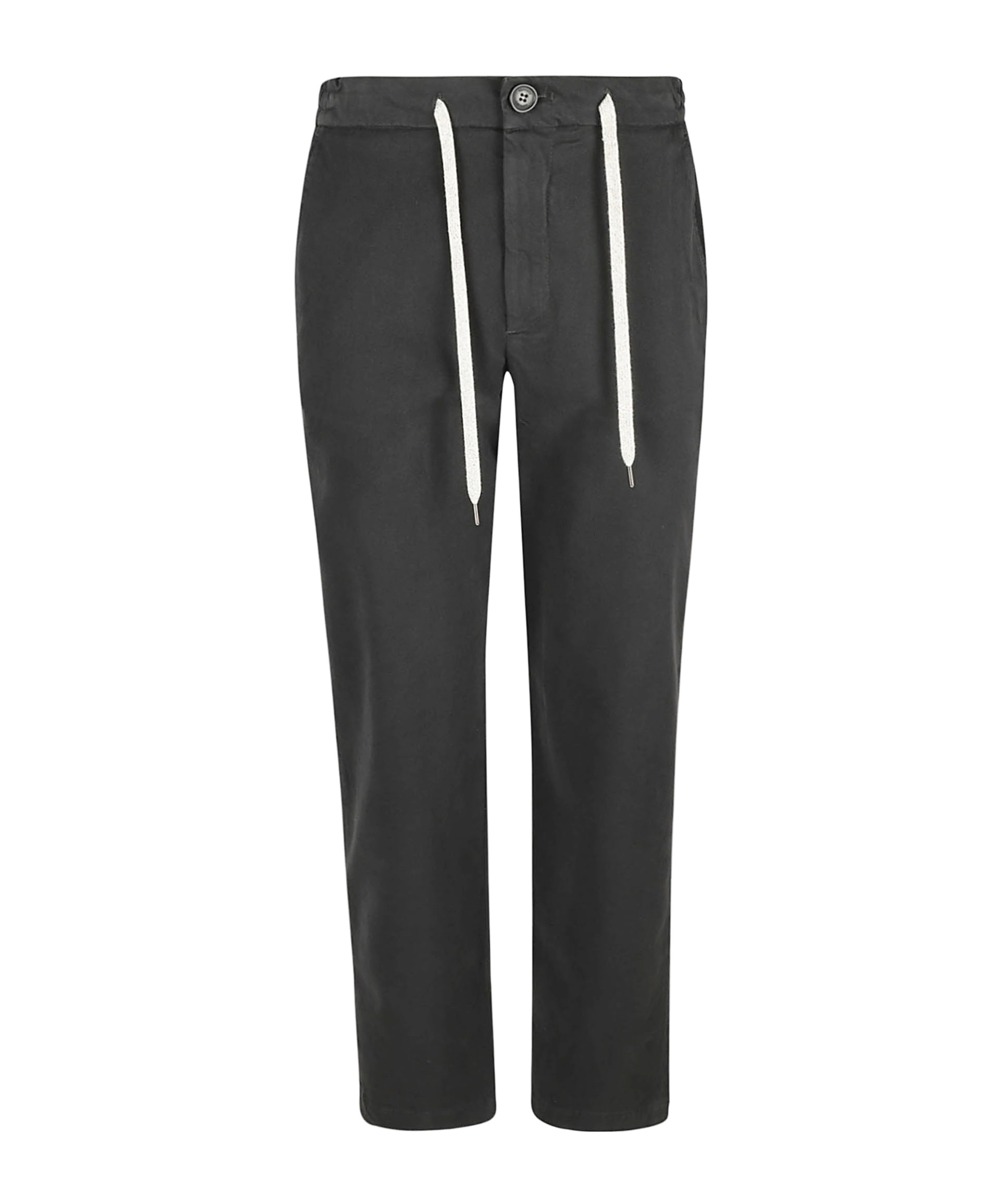 Eleventy Drawstring Casual Pants In Black