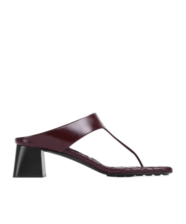Bottega Veneta Square Toe Quilted Block Heel Sandals In Multicolor