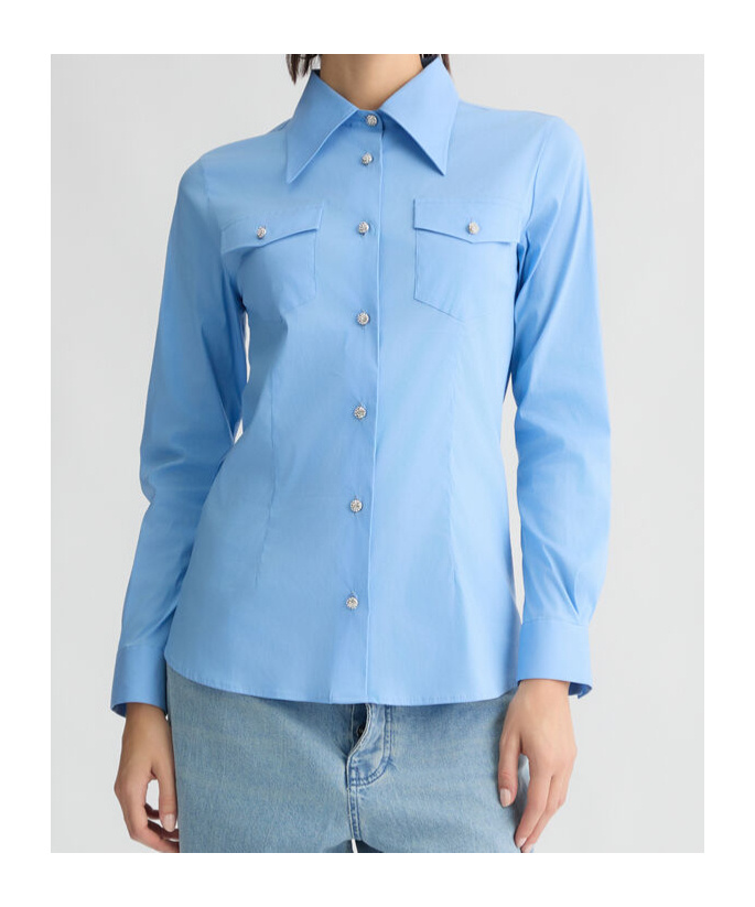 Liu •jo Shirt Liu Jo Woman Color Blue In Blue