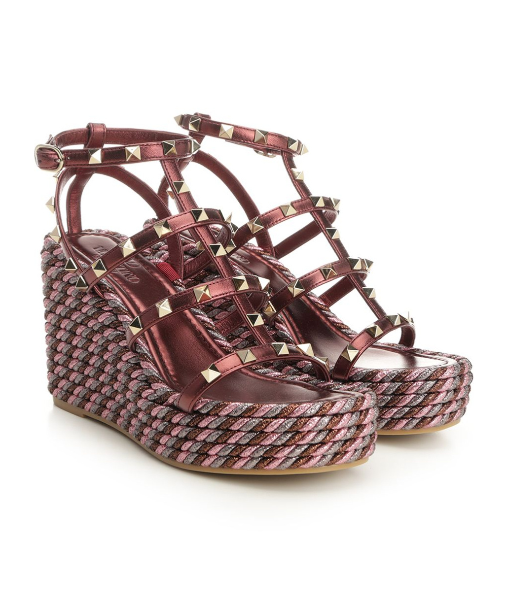 Valentino Open-toe High-heeled Sandals In Red