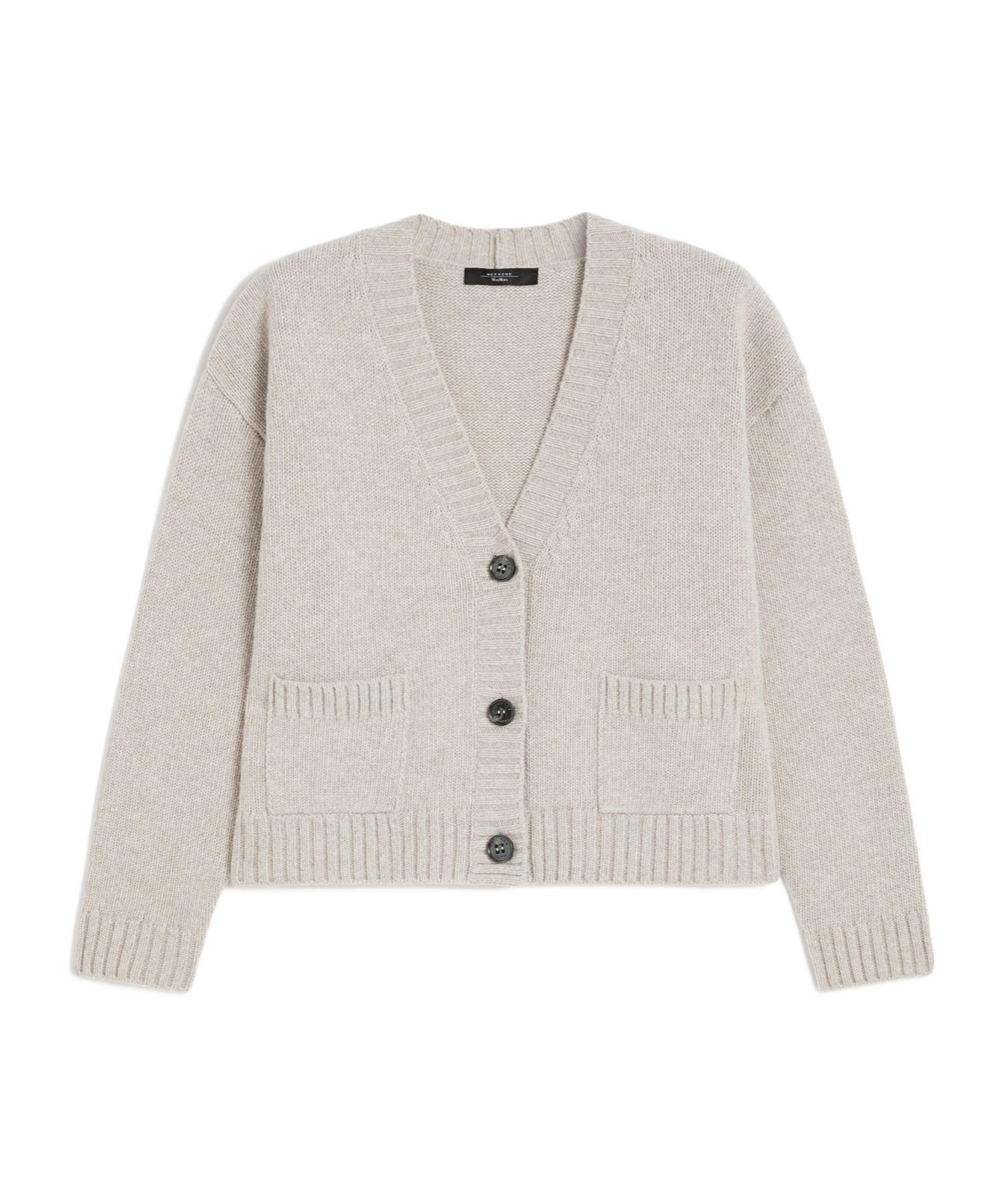 Weekend Max Mara V-neck Cardigan In Neutral