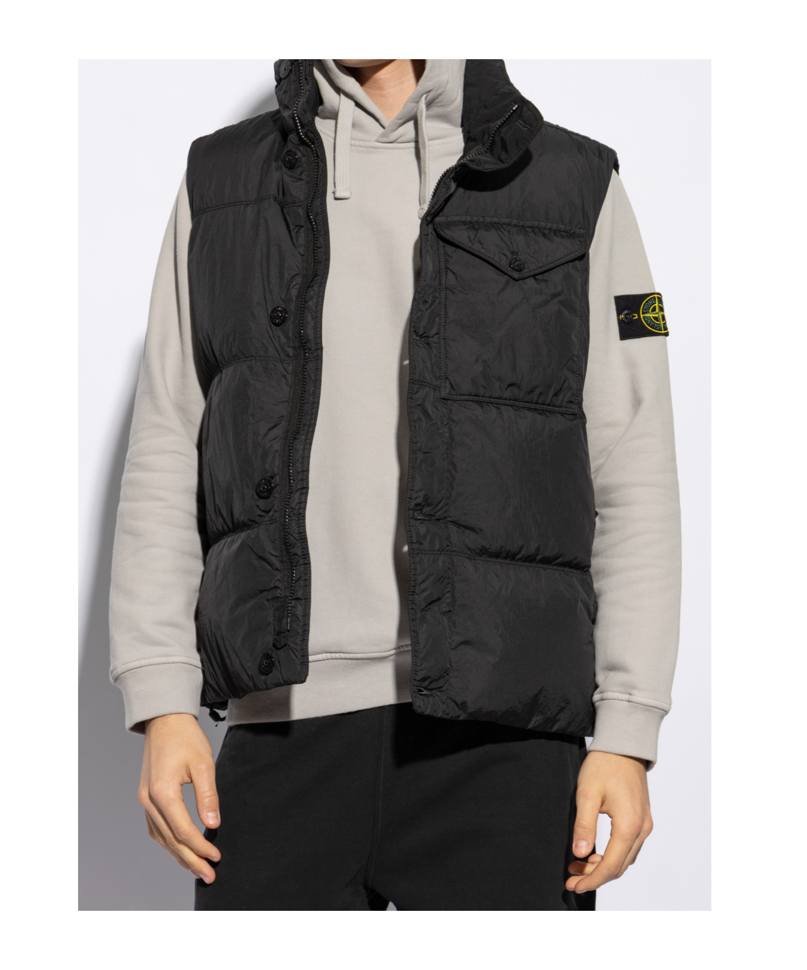 STONE ISLAND COMPASS PADDED GILET 