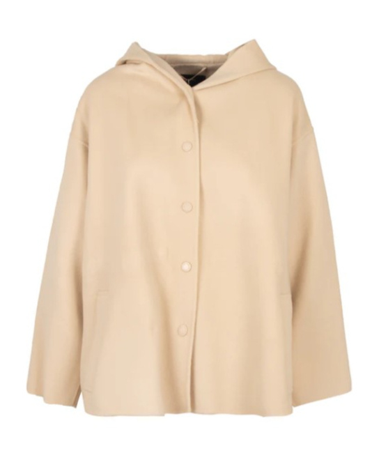Weekend Max Mara Long-sleeved Casual Jacket In Nude