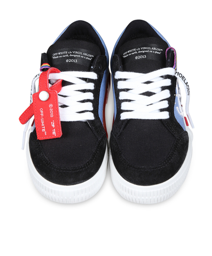 Shop Off-white Lacing Low-cut Canvas Shoes In White