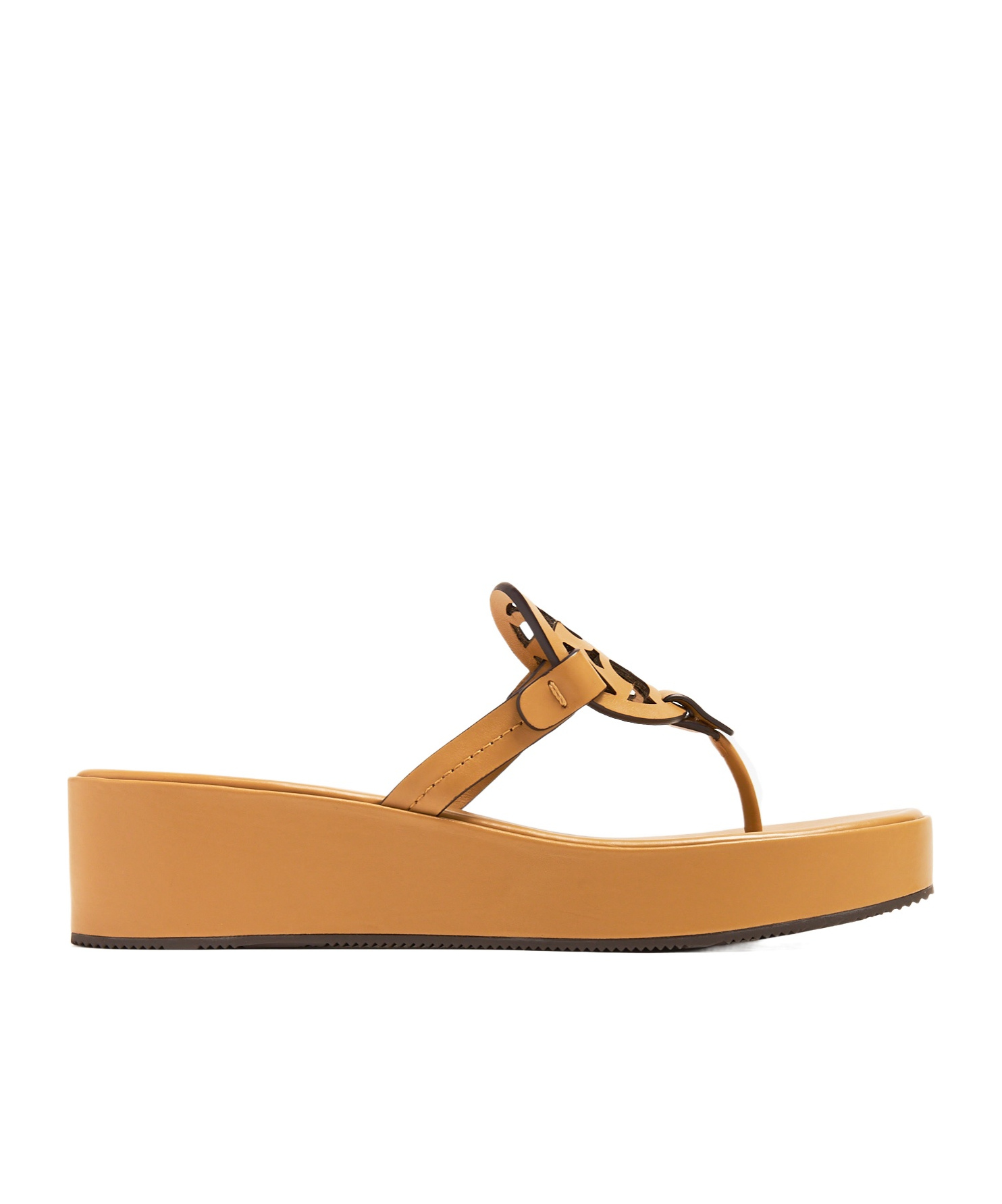 Tory Burch Miller Toe Sandals In Brown
