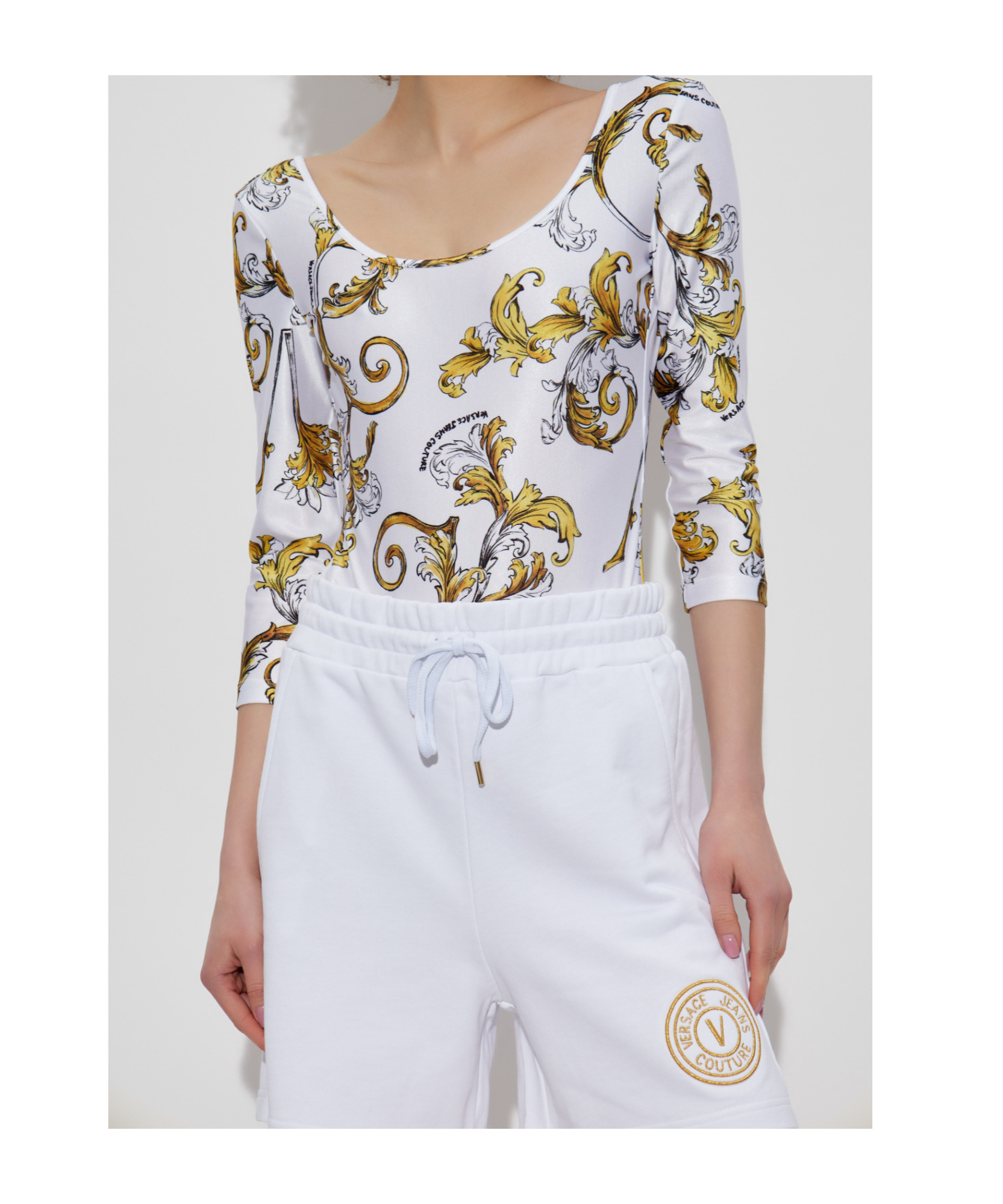 Versace Jeans Barocco-print Bodysuit