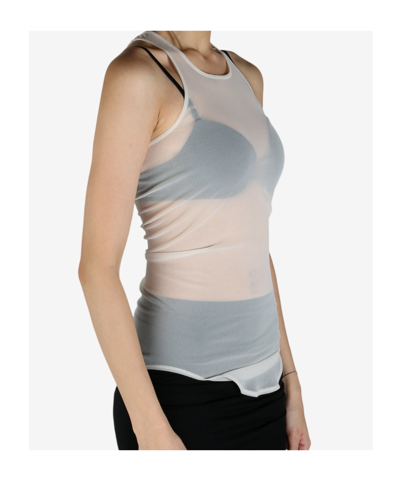 Rick Owens Transparent Tank Top