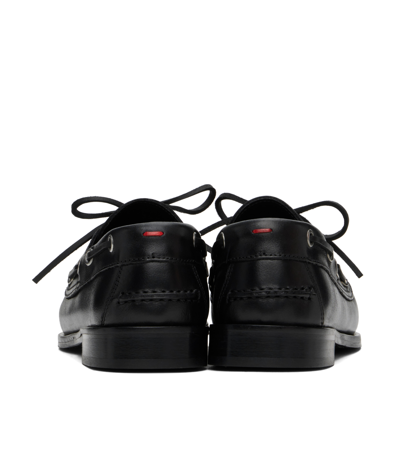 Aeyde Pleated Loafers In Black