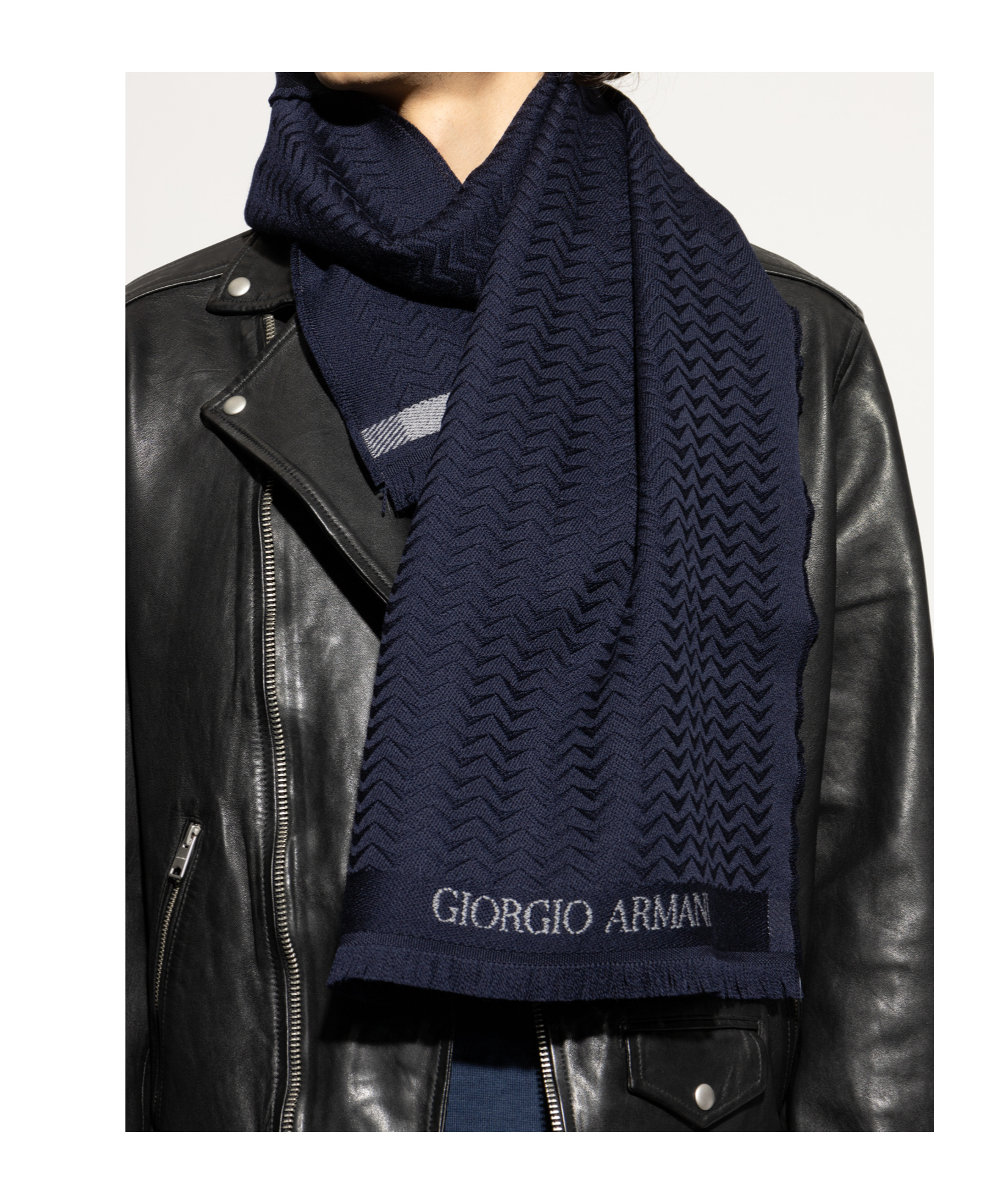 Giorgio Armani Fringed Scarf