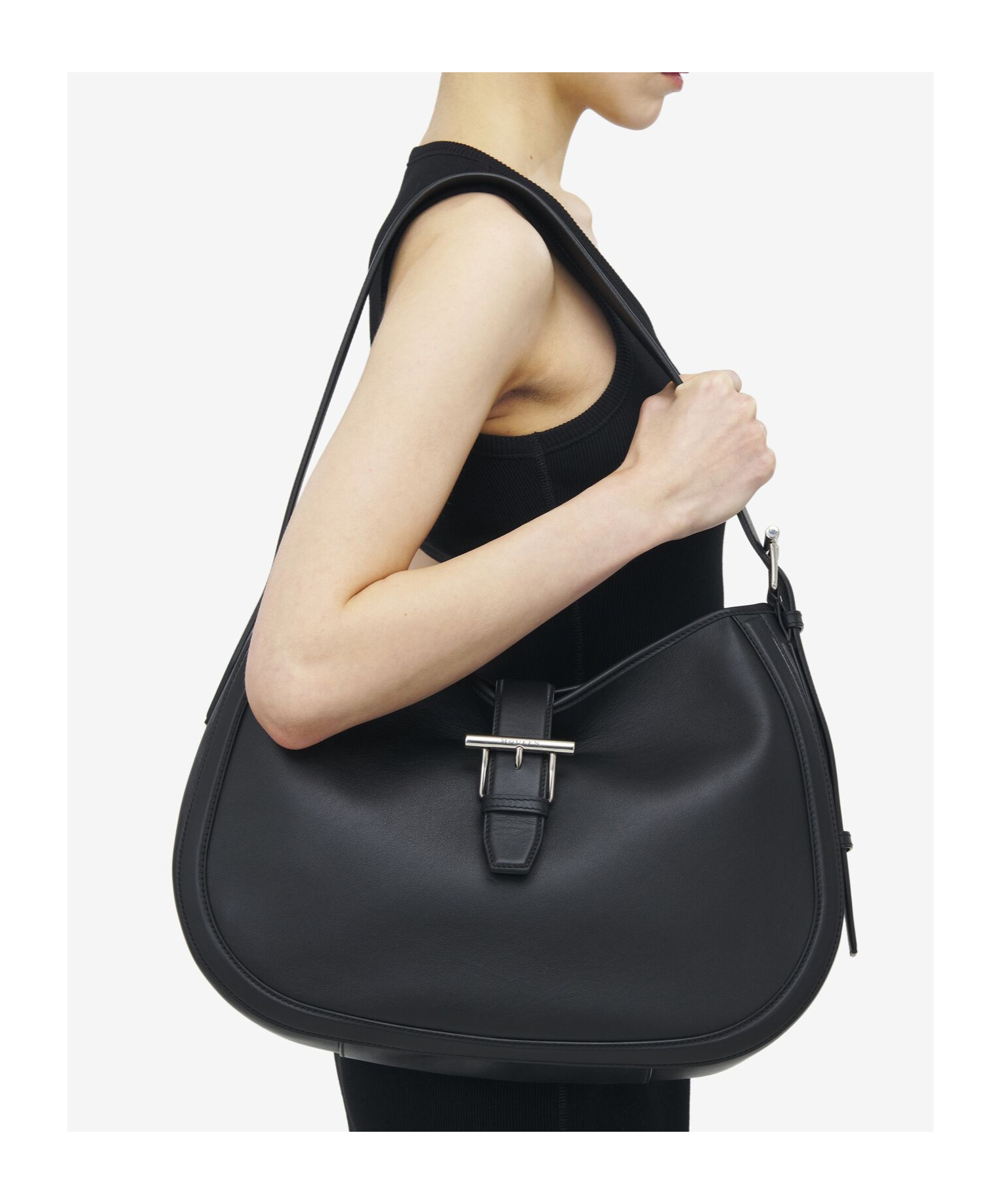 Alexander Mcqueen Mcqueen T-bar Leather Shoulder Bag