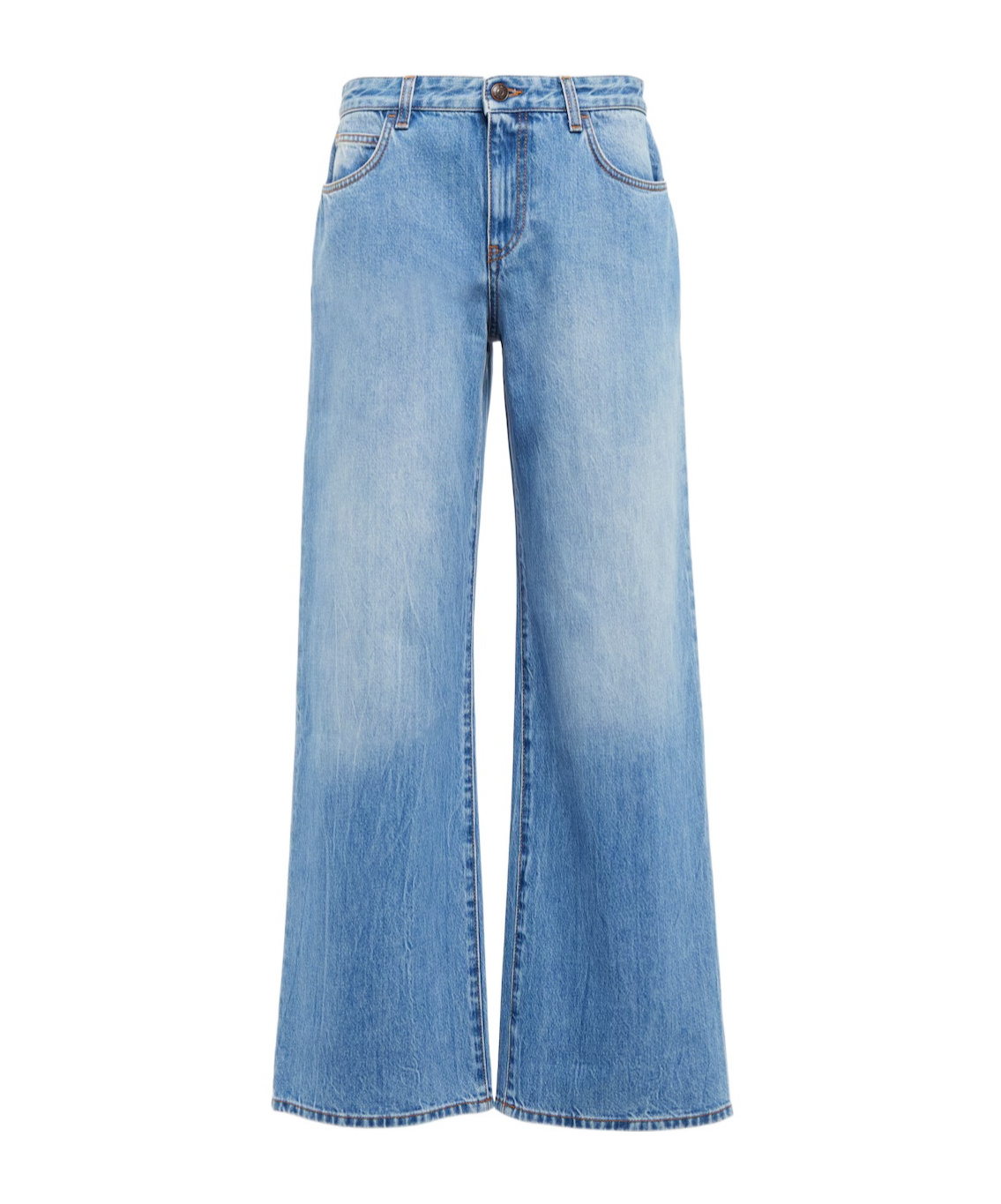 The Row Wide Leg Jeans In Blue