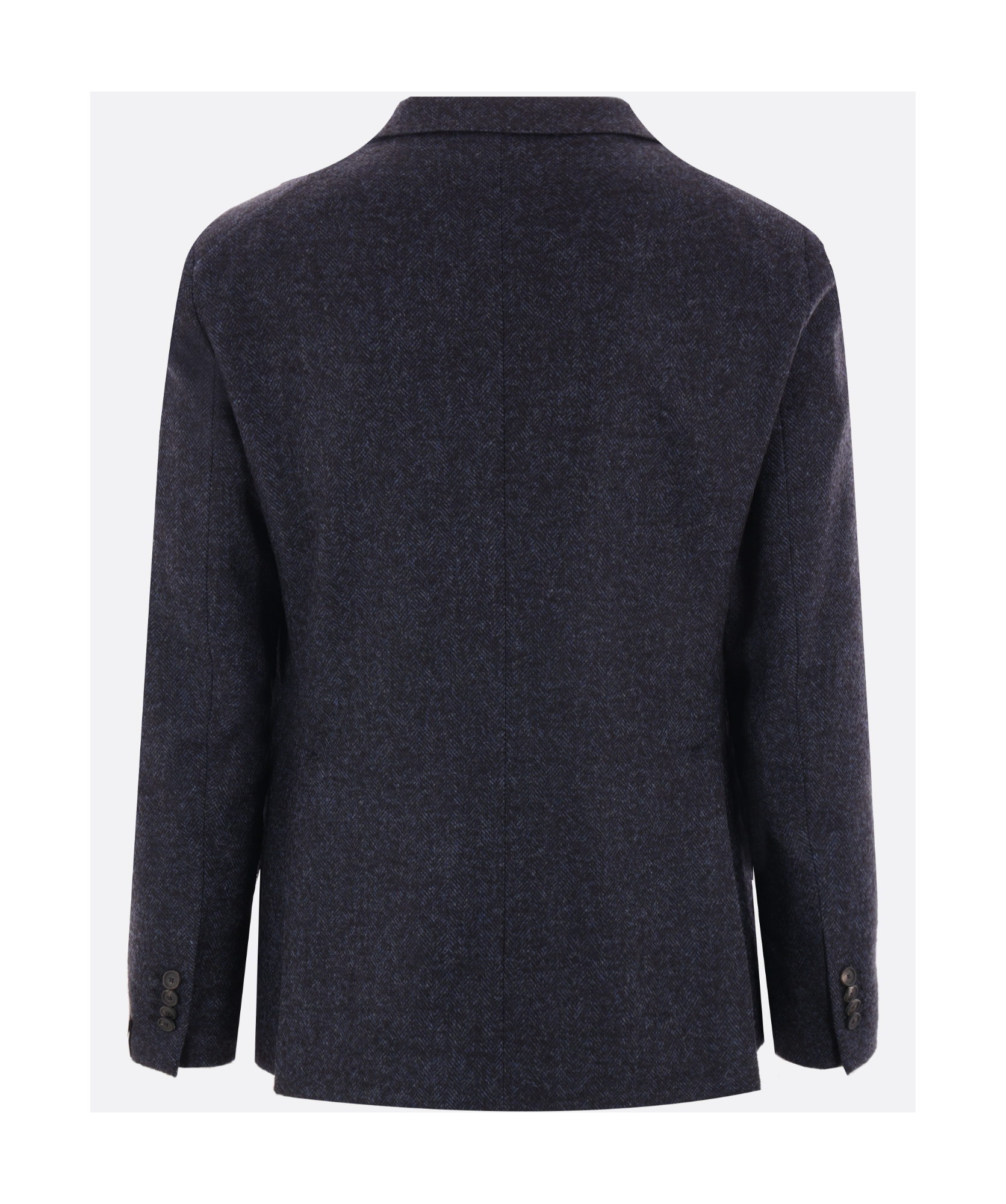 Tagliatore Long-sleeved Suit Coat In Black