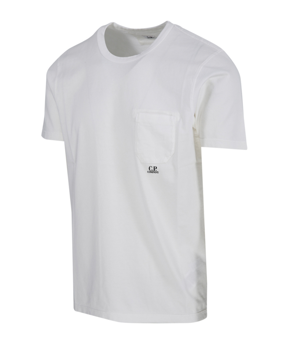 C.p. Company Logo-print T-shirt In White