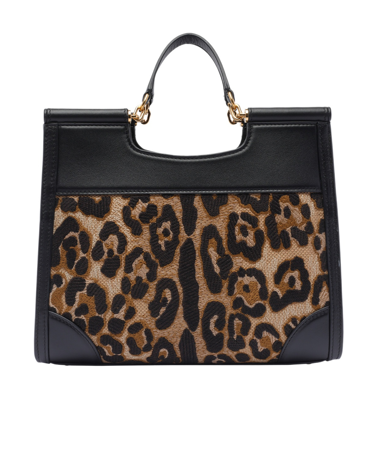 Dolce & Gabbana Double Handle Shoulder Bag In Black