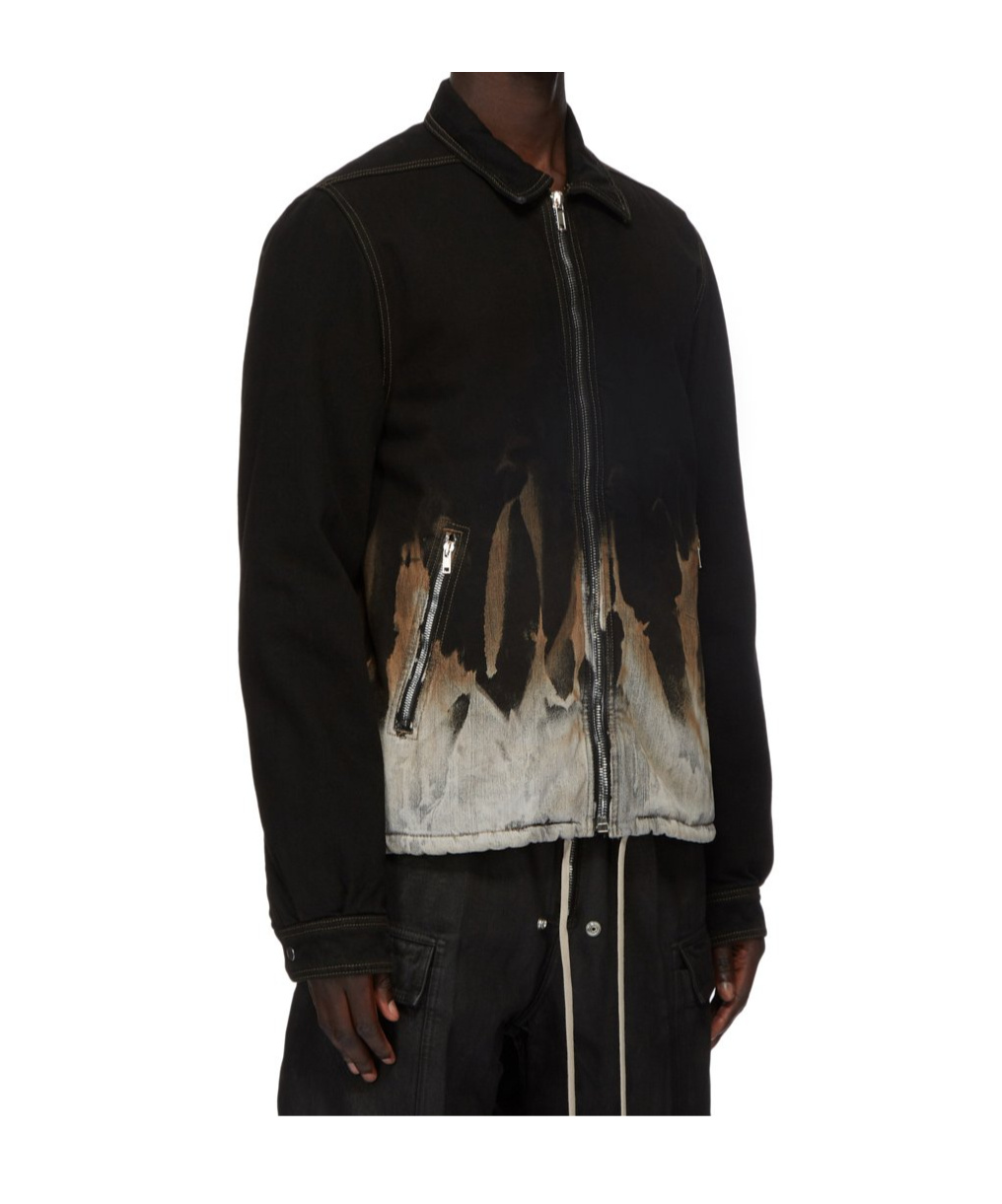 Rick Owens Drkshdw Drkshdw By Rick Owens Cotton Full-zip Sweatshirt In Black