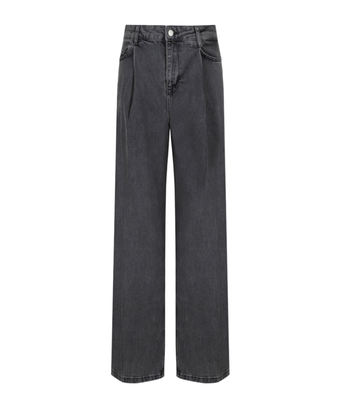 Selected Denim Trousers With Belt Loops